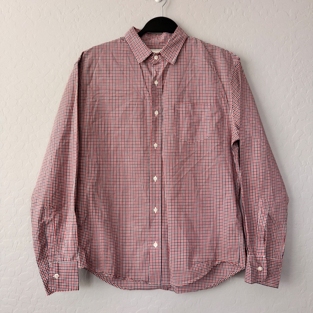 Frank & Eileen Gingham Button‎ Down Shirt Long Sleeve Casual XS